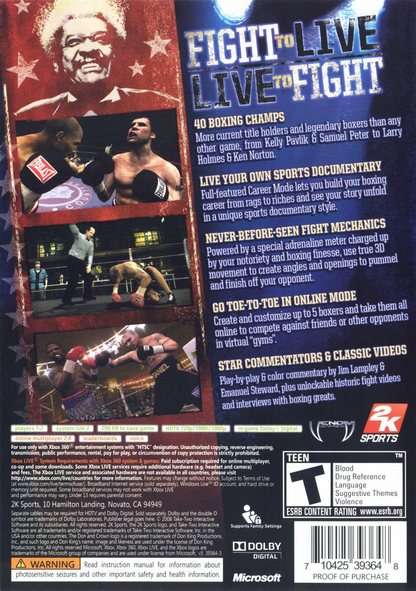 Don King Presents: Prize Fighter - Xbox 360