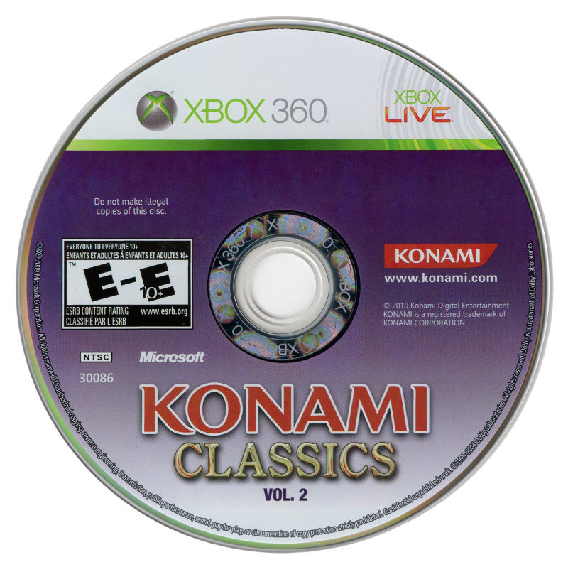 Konami Classics: Volume 2 - Xbox 360