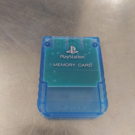 Memory Card PS1 Official Blue - Sony Playstation