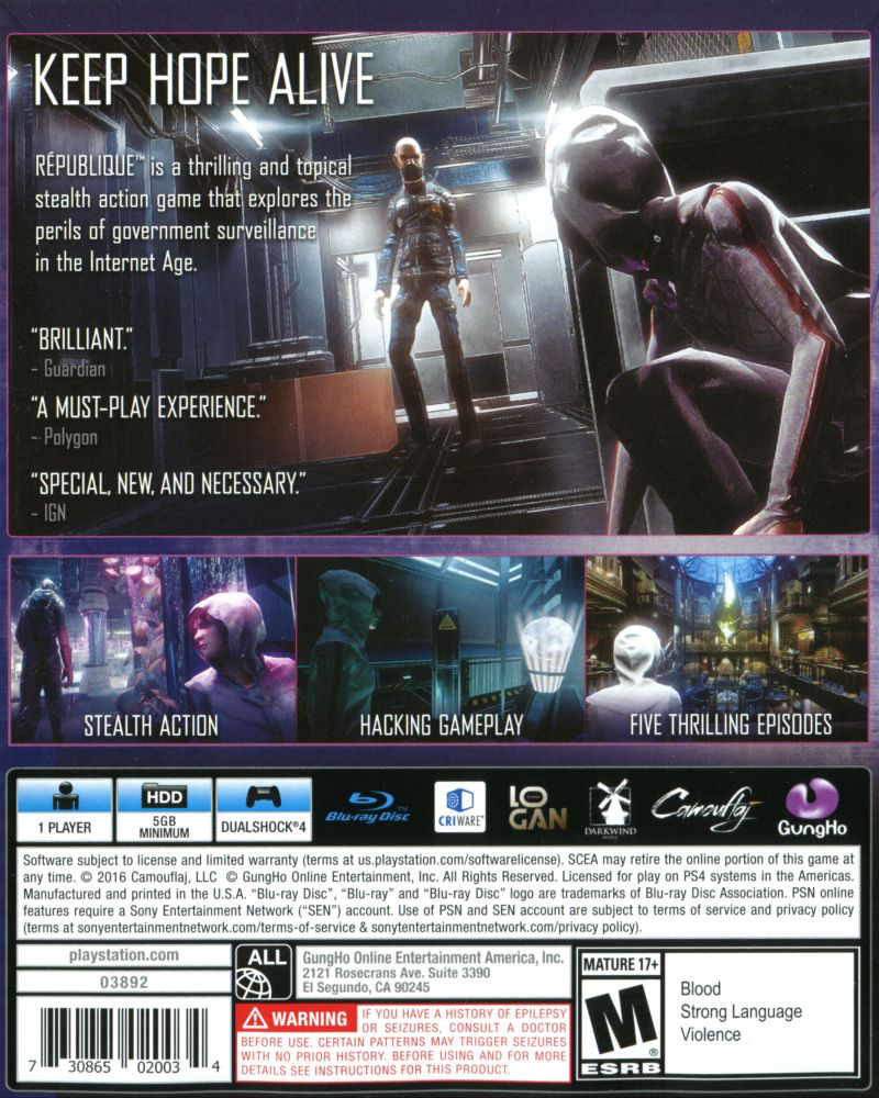 Republique - PS4