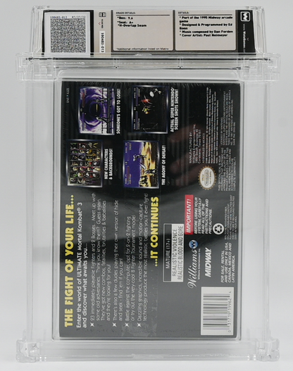 Ultimate Mortal Kombat 3 SNES 9.6 A+ - NEBRASKA COLLECTION