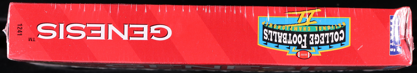 College Football's National Championship II SEGA GENESIS 7.5 A+ - NEBRASKA COLLECTION