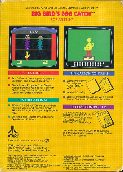 Big Bird's Egg Catch - Atari 2600
