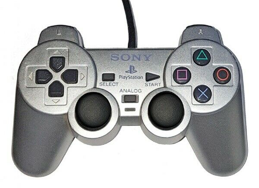 Official DualShock 2 Wired Controller | Silver - PS2