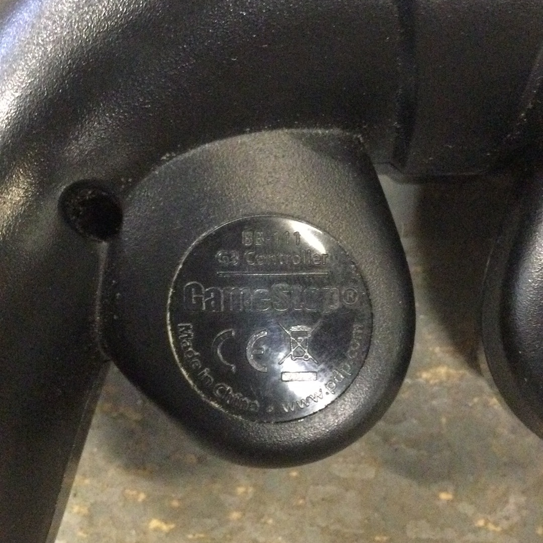 Gamestop G3 Controller Black - Gamecube