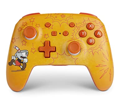 Power A Enhanced Wireless Controller Cuphead - Switch