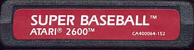 Super Baseball - Atari 2600