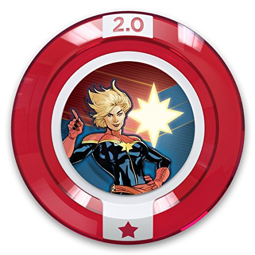 Round Power Disc | Marvel Team-Up: Captain Marvel - Disney Infinity 2.0