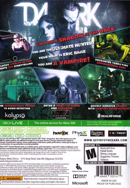 DARK - Xbox 360