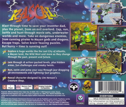 Rascal Used PS1 Games For Sale Retro Video Game Store – Dial Up Games