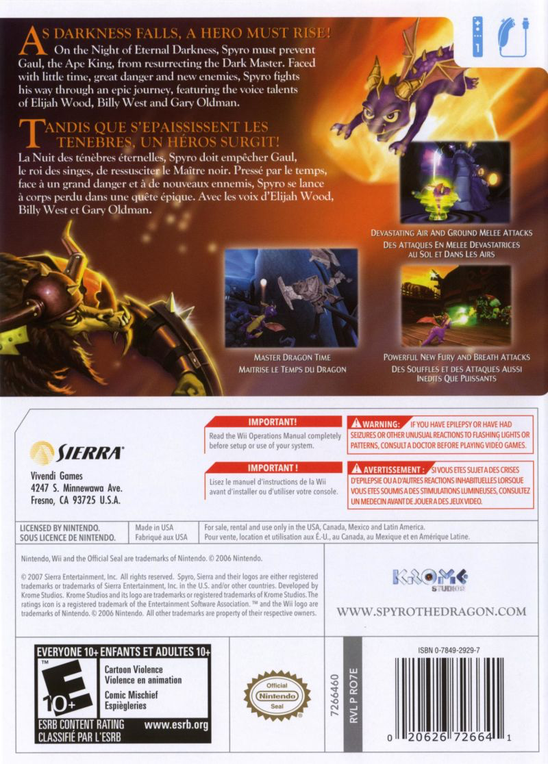 Spyro: The Eternal Night - Wii