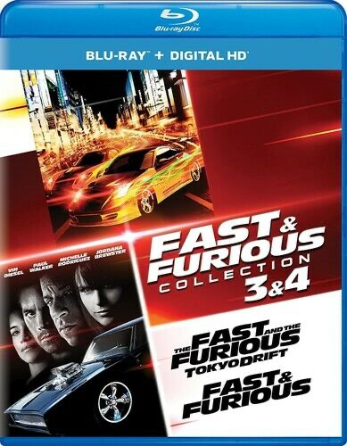 Fast & Furious: Collection 3 & 4 (Blu-ray): The Fast And The Furious: Tokyo Drift / Fast & Furious - Blu-ray Action/Adventure VAR PG-13