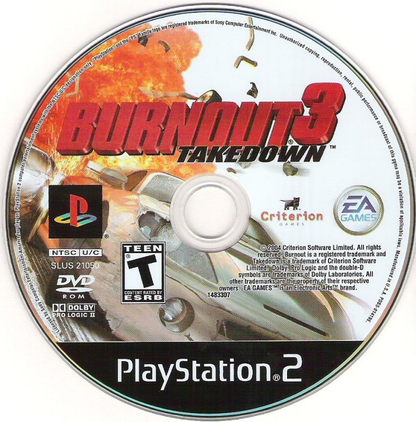 Burnout 3 Take Down - PS2