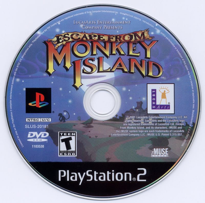 Escape from Monkey Island - PS2