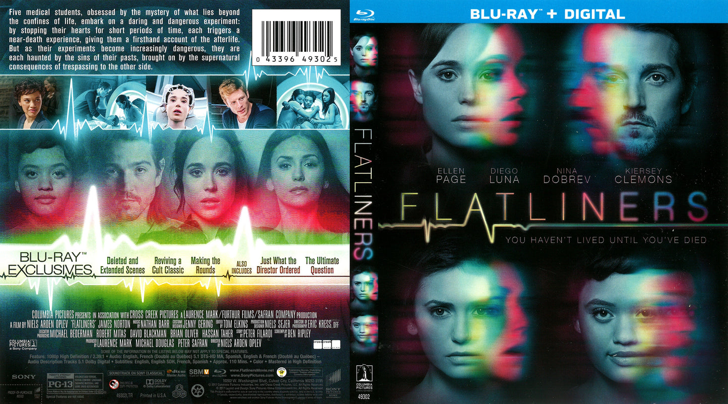 Flatliners - Blu-ray SciFi 2017 PG-13