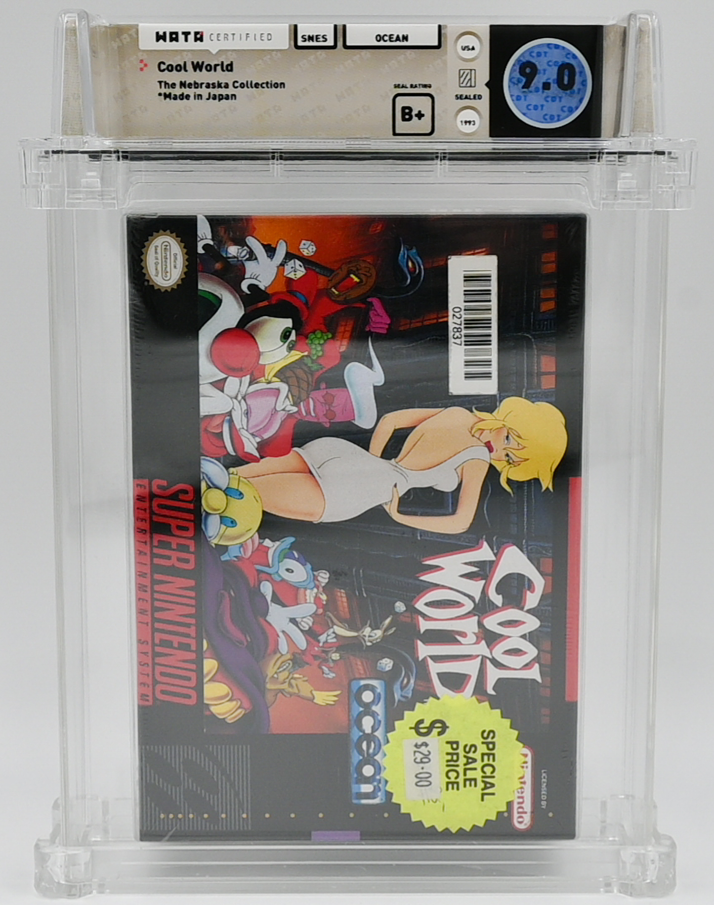 Cool World SNES 9.0 B+ - NEBRASKA COLLECTION