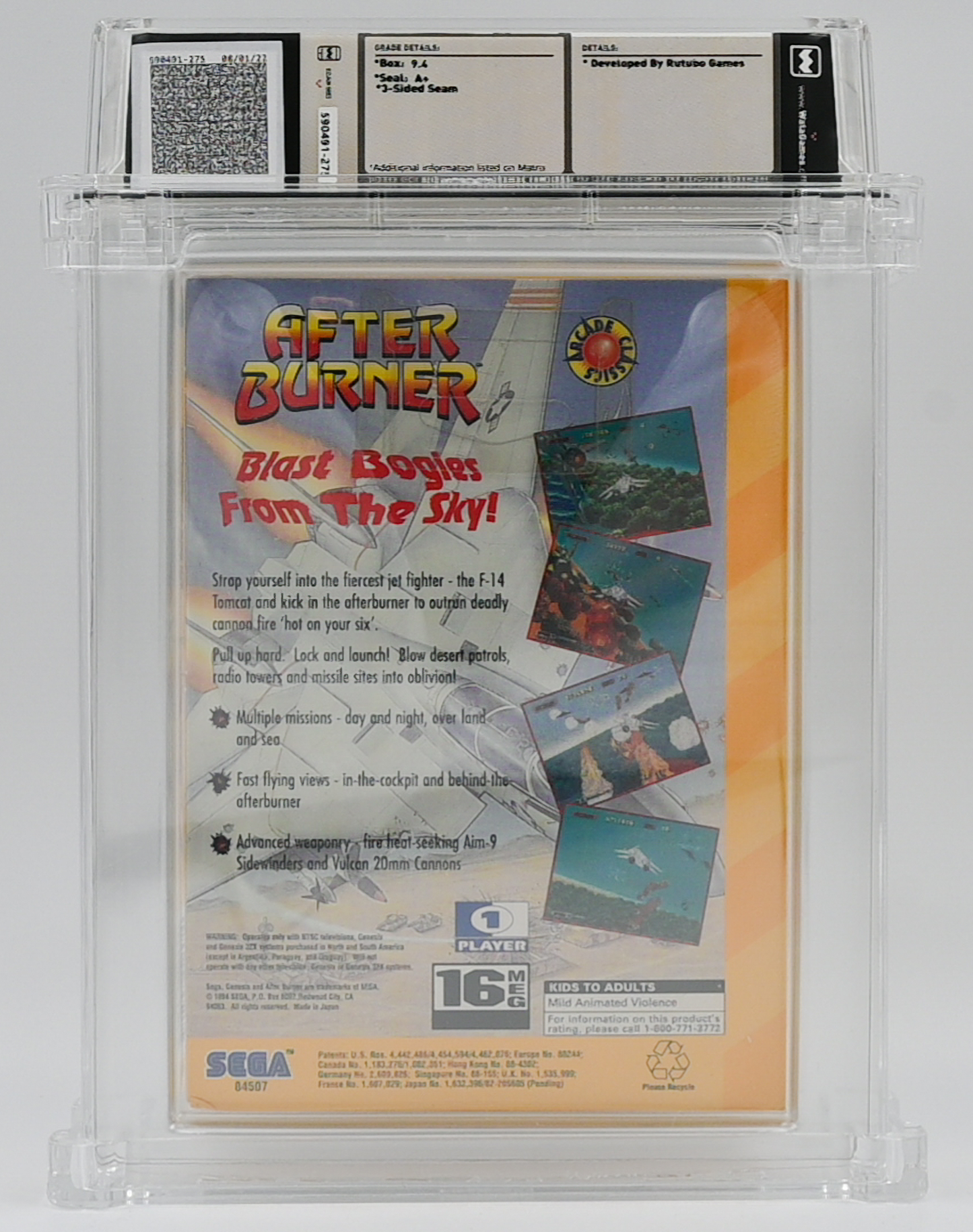 After Burner SEGA 32X 9.4 A+ - NEBRASKA COLLECTION