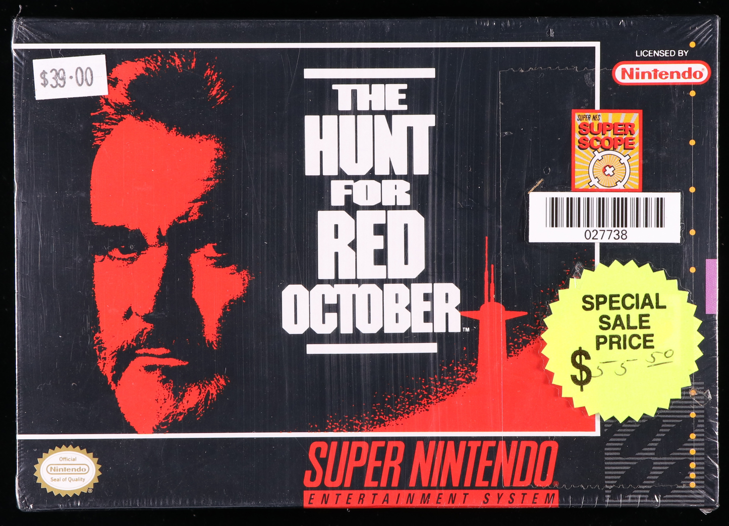 The Hunt for Red October SNES 9.0 B+ - NEBRASKA COLLECTION