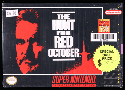 The Hunt for Red October SNES 9.0 B+ - NEBRASKA COLLECTION