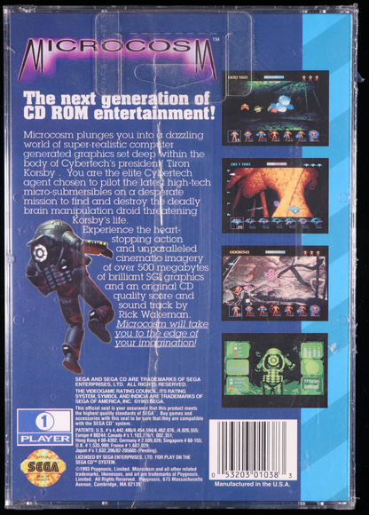 Microcosm SEGA CD 9.4 A - NEBRASKA COLLECTION