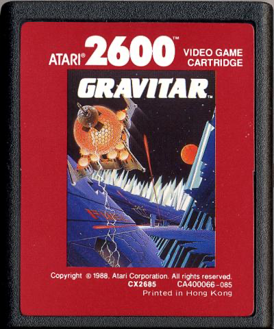 Gravitar (Red Label) - Atari 2600