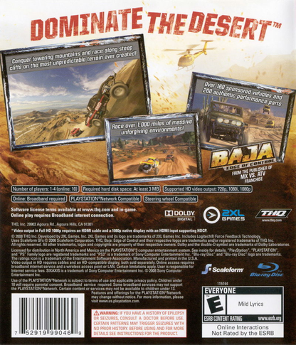 Baja: Edge of Control - PS3