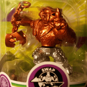 Bronze & Silver Trap Shadow - Skylander SWAP Force Chase Variant Character