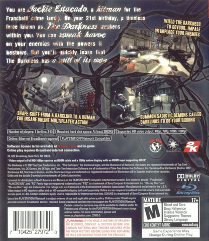 Darkness, The - PS3