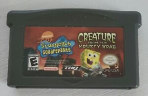 SpongeBob SquarePants Creature from Krusty Krab - GBA