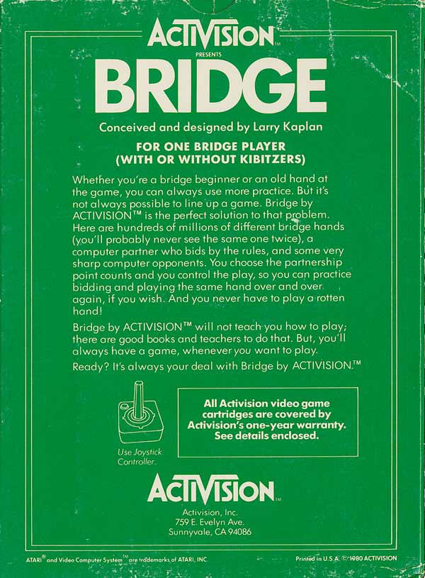 Bridge - Atari 2600