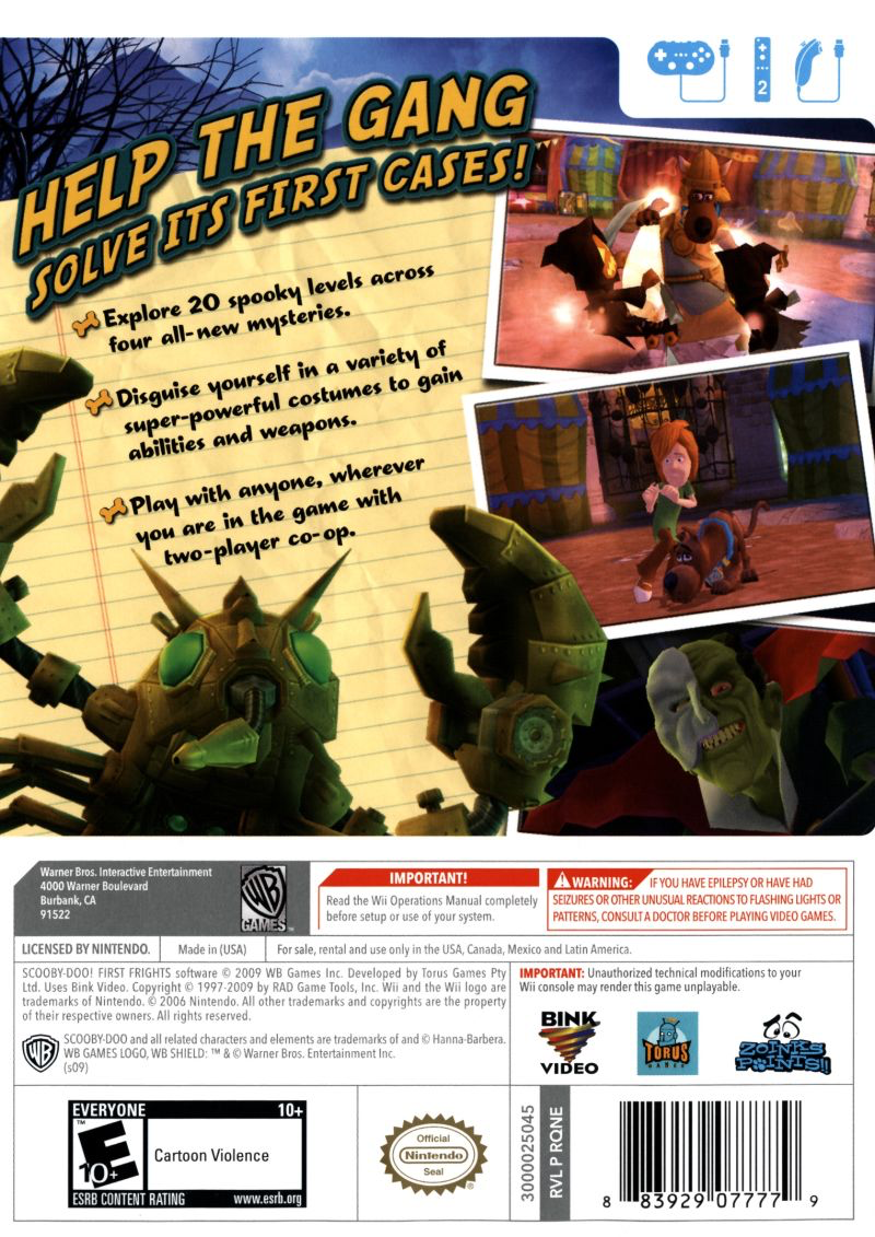 Scooby-Doo! First Frights - Wii