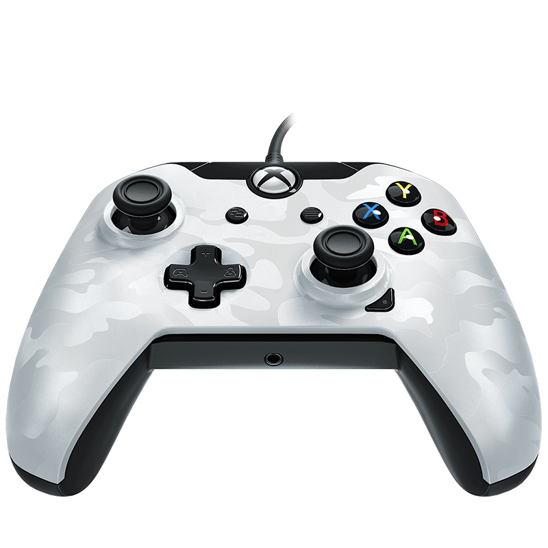 PDP Wired Controller White Camo - Xbox One