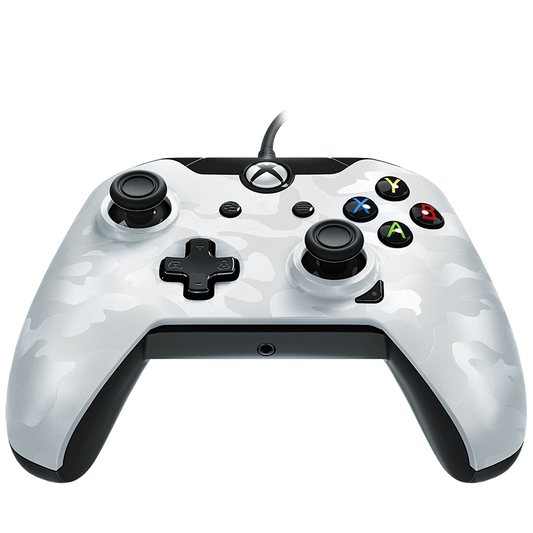 PDP Wired Controller White Camo - Xbox One