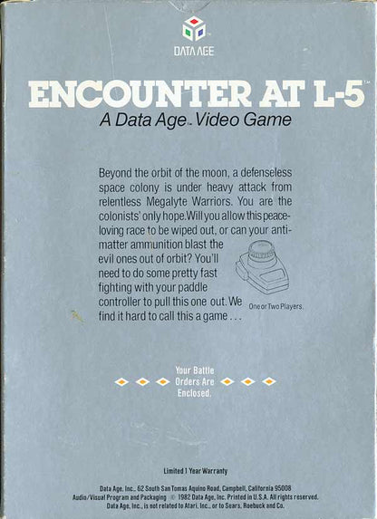 Encounter At L-5 - Atari 2600