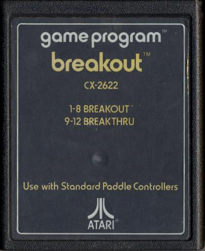 Breakout (Text Label) - Atari 2600