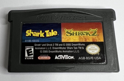 Shrek 2 and Shark Tale 2 in 1 - GBA