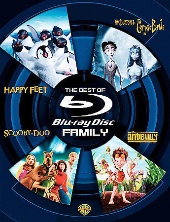 Best Of Blu-ray: Family: Happy Feet / Tim Burton's Corpse Bride / The Ant Bully / Scooby-Doo: The Movie - Blu-ray VAR VAR VAR