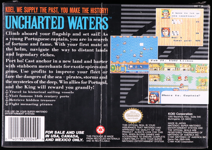 Uncharted Waters SNES 9.2 A - NEBRASKA COLLECTION