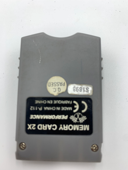 Memory Card PS1 Performance 2x - Sony Playstation