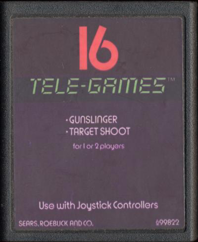 Gunslinger (Tele-Games 6-99822) - Atari 2600