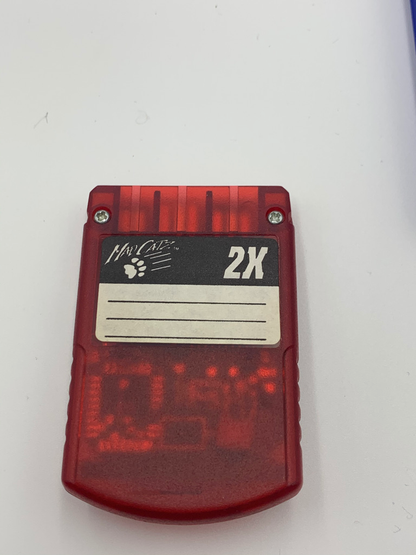 Memory Card PS1 Mad Catz 2x Red - PS1
