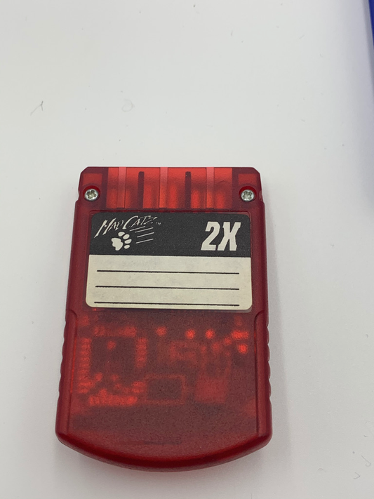 Memory Card PS1 Mad Catz 2x Red - PS1
