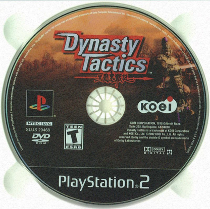 Dynasty Tactics - PS2