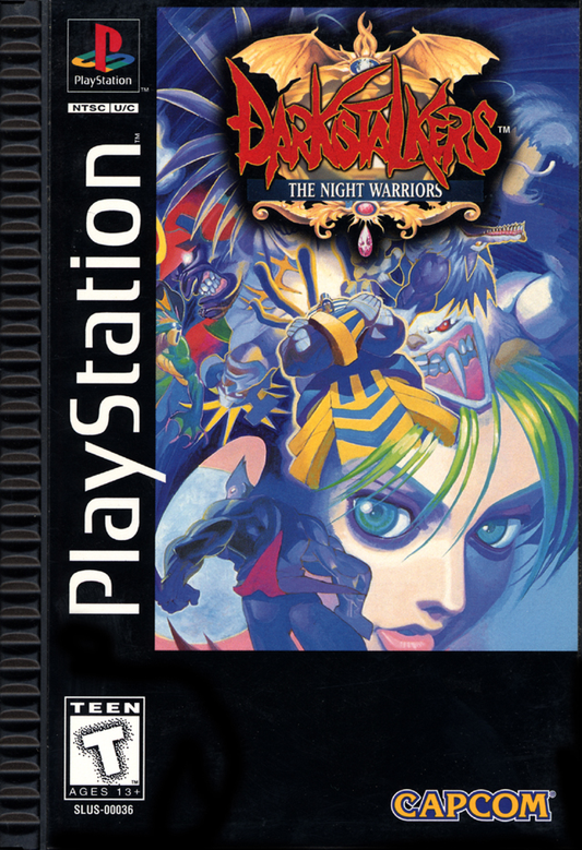 Darkstalkers: The Night Warriors (Long Box) - PS1