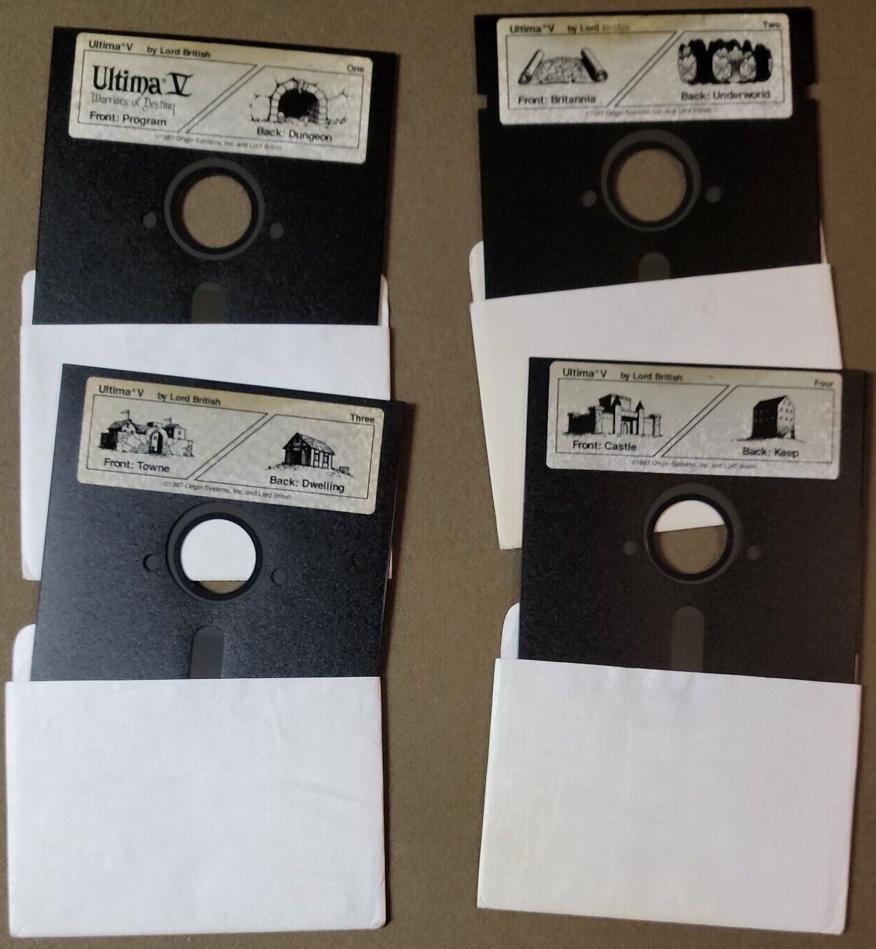 Ultima V Warriors of Destiny - Commodore 64