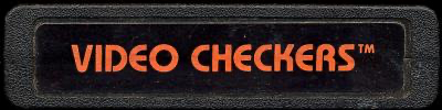 Video Checkers (Picture Label) - Atari 2600