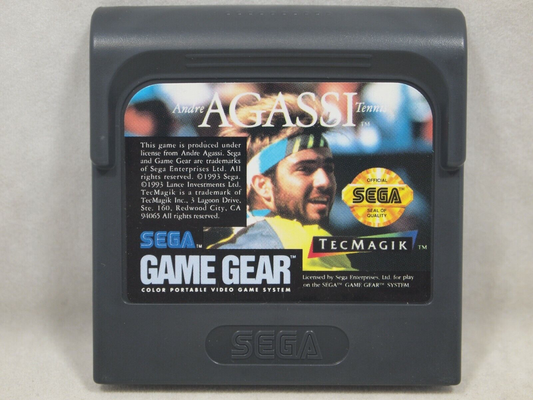 Andre Agassi Tennis - Game Gear
