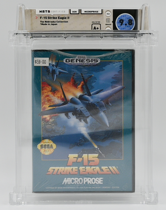 F-15 Strike Eagle II SEGA GENESIS 9.8 A+ - NEBRASKA COLLECTION