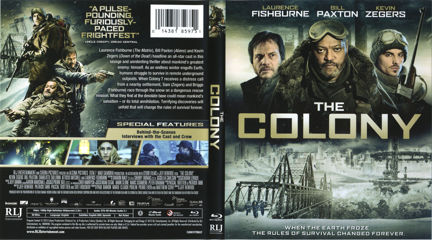 Colony - Blu-ray SciFi 2013 NR
