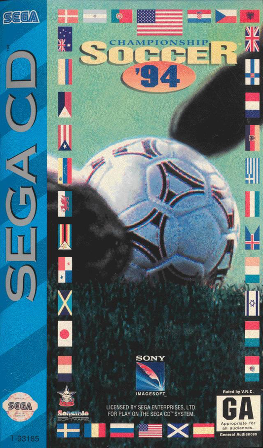Championship Soccer '94 - Sega CD